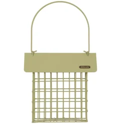ZOLUX - Support pain de graisse en métal avec toit vert lichen pour oiseaux