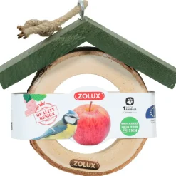 ZOLUX - Support pour pomme en bois massif pour oiseaux