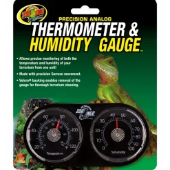 ZOO MED - Thermomètre hygromètre. Pour reptiles.