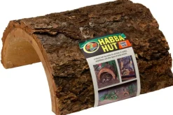 ZOOMED - Cachette en bois de sapin- habba hut - 30 cm - pour reptiles ou invertébrés