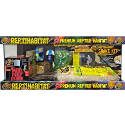 ZOOMED - Kit terrarium pour serpents en verre - 76x30x30 cm