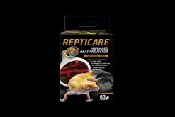 ZOOMED - Lampe chauffante infrarouge - repticare deep heat 60 w - ampoule pour le chauffage destinés aux reptiles (lézards, serpents), am