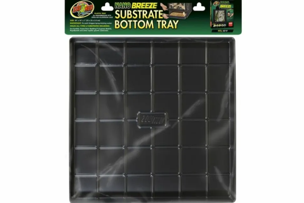 ZOOMED - Plateau à substrat pour reptibreeze - substrate bottom tray nano - fond pour terrarium destiné aux lézards type caméléon