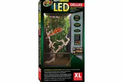 ZOOMED - Terrarium grillagé - reptibreeze led deluxe 61 x 61 x 122 cm - terrarium destiné aux lézards type caméléon