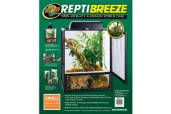 ZOOMED - Terrarium grillagé - reptibreeze small 41 x 41 x 51 cm - terrarium destiné aux lézards type caméléon